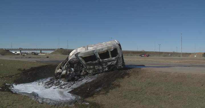 Teen driver involved in fiery Saskatoon crash awaits sentencing