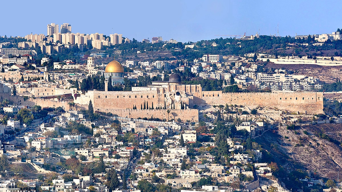 Aerial view of Jerusalem's Old City.
