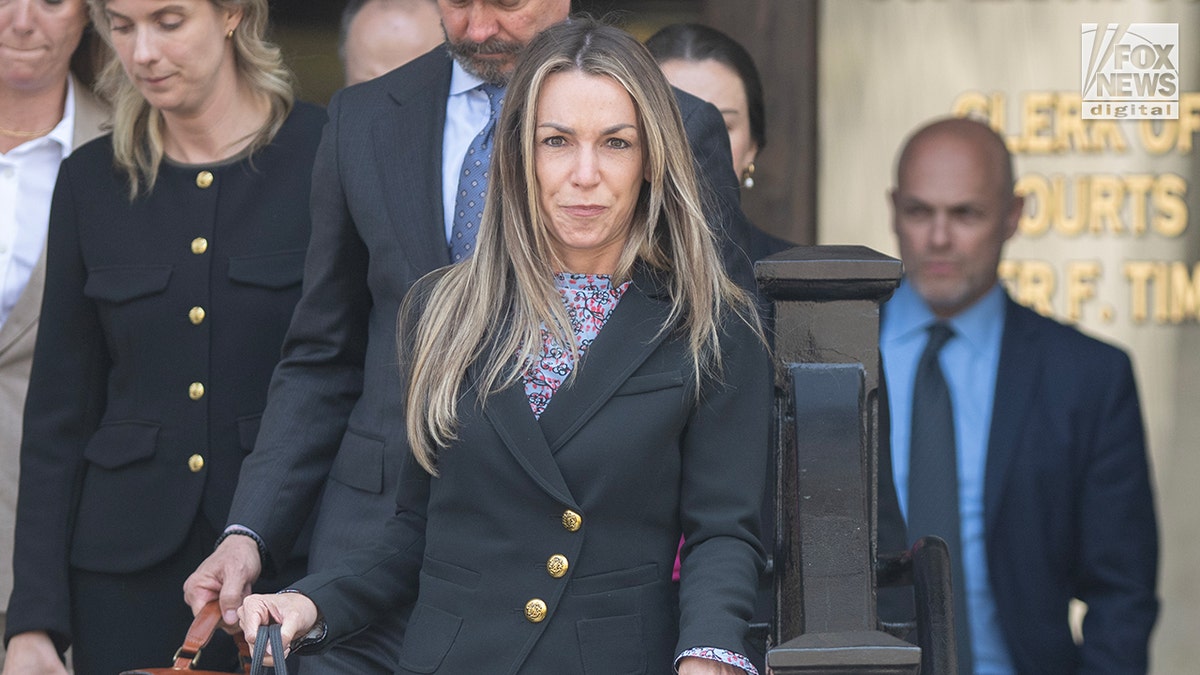 Karen Read leaving court.