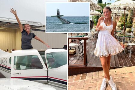 Florida female pilot who made emergency landing in Atlantic Ocean says she’s ‘incredibly fortunate’ to swim away from crash