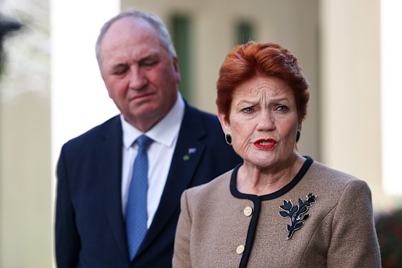  Barnaby Joyce and Pauline Hanson don’t know the meaning of the word “sorry”.