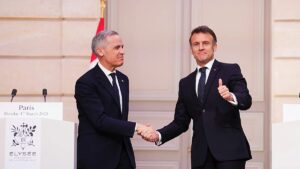 Macron touts relationship with Canada in Saint Pierre and Miquelon