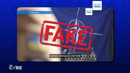 Fake Euronews video invents deadly shooting at NATO exercise