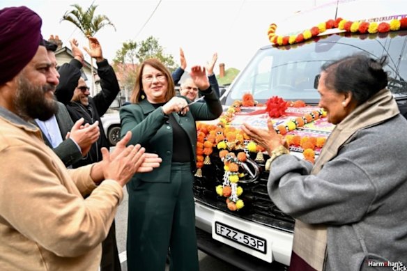 Donna Davis, Labor MP for the state seat of Parramatta, launched the Little India shuttle bus in August.