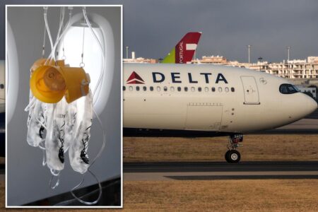 Delta plane plunges 27,000 feet in 10 minutes as oxygen masks suddenly drop aboard flight