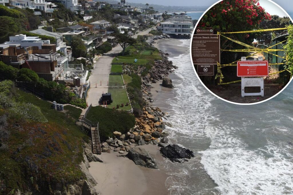 Malibu sinkhole swallows access to best-kept secret SoCal beach below celebrity homes