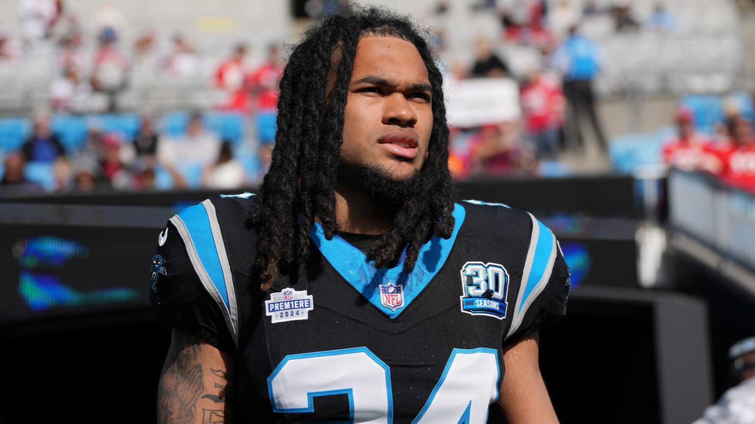 Panthers Optimistic Jonathon Brooks Plays Against Bears Despite Practice Absence