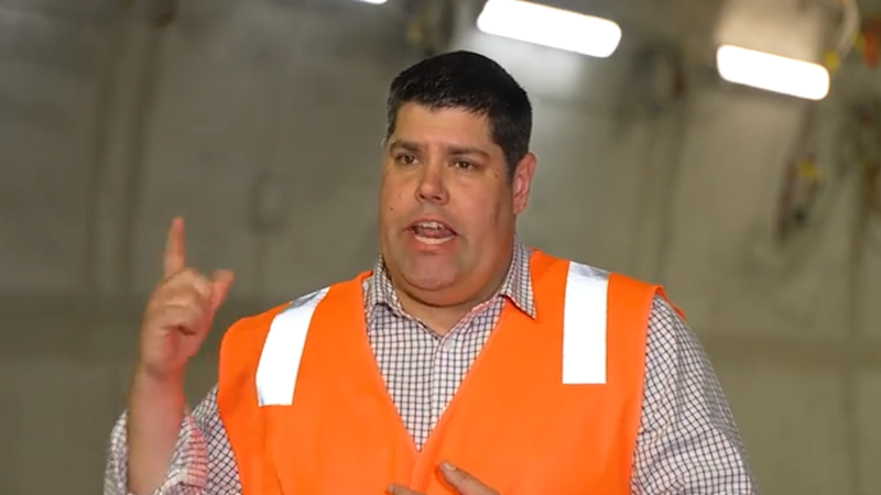 Minister Brent Mickelberg vows to deliver infrastructure on time and budget amid financial pressure