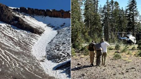 Injured climber crawls ‘through the night’ to safety after falling 500 feet down California mountain