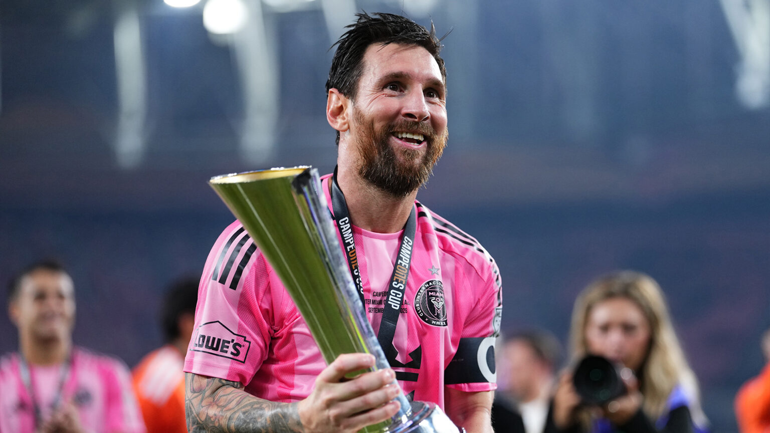 Lionel Messi Scores 100th Inter Miami Goal In Campeones Cup Final Win vs. Cruz Azul
