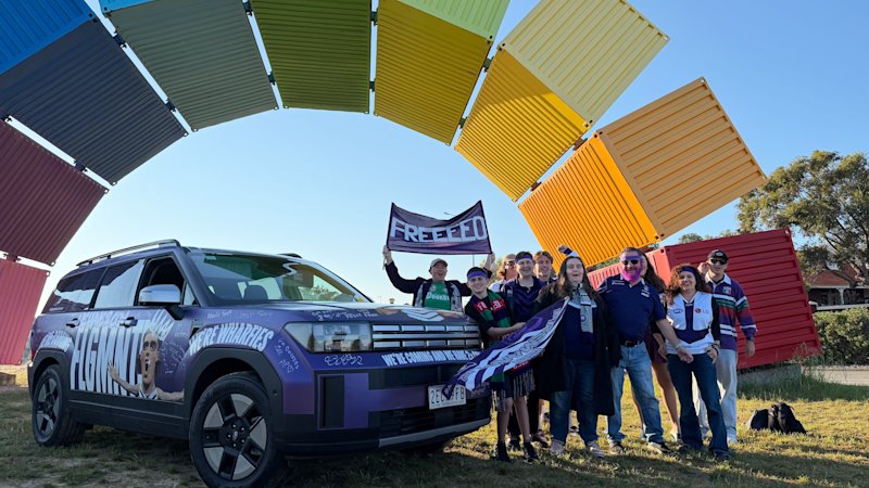 Freo fans bound for the MCG