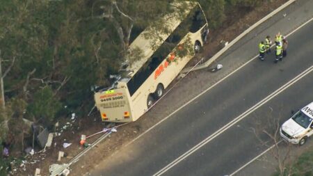 Major bus crash near Healesville, emergency services responding