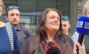 Wife who killed terminally ill husband pleads guilty, walks from court