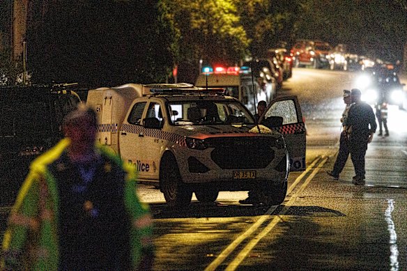Tactical and general duties officers rushed to the Norwest apartment complex on Monday.