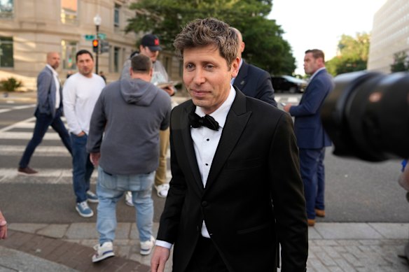 OpenAI chief Sam Altman in Washington last week for a dinner at the White House.