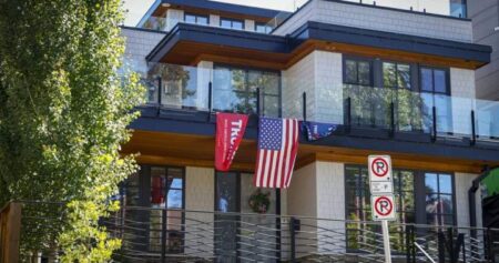 Calgary home with pro-Trump flags vandalized amid cross-border trade war