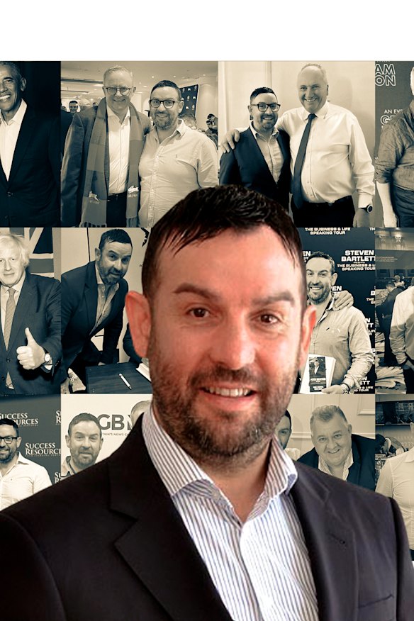 Peter Ristevski posts on Instagram about meeting some of the world’s most powerful people.