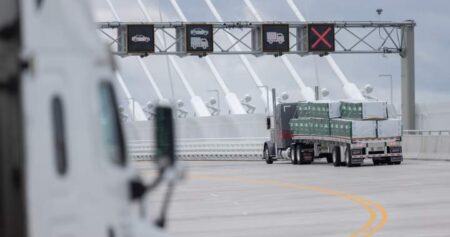 More than 270K crossings reported at Gordie Howe bridge in first full month