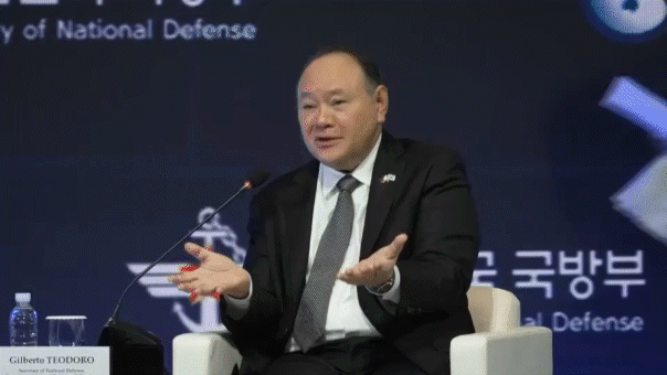 Philippines defense chief calls out China after note interrupts remarks at Seoul forum: ‘Coercion, bullying’