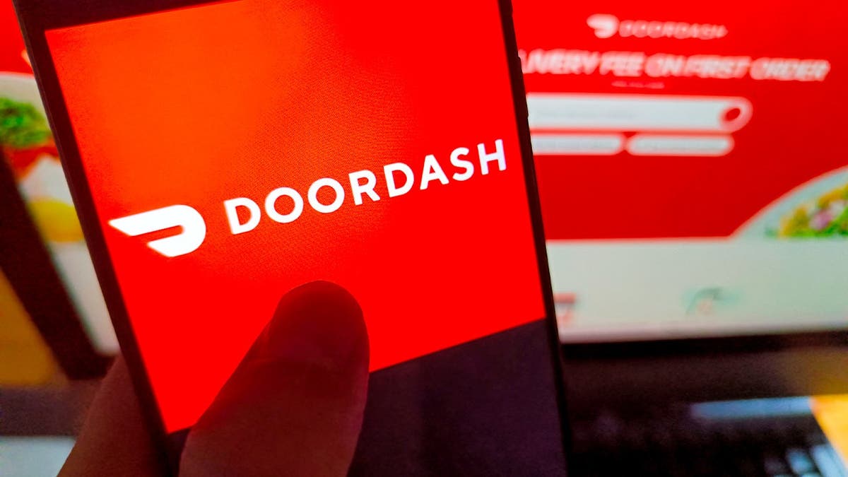 The DoorDash app.