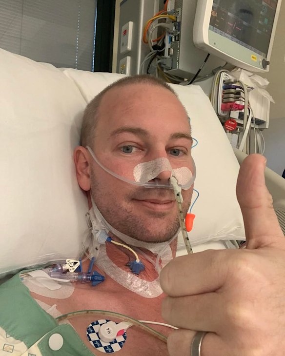 Brisbane cancer survivor Nick Verry was six months into a new job when he was diagnosed with oesophageal cancer.