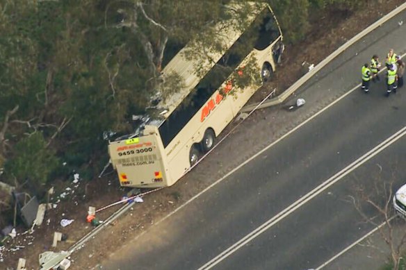 Emergency services crews raced to the scene on Thursday afternoon.