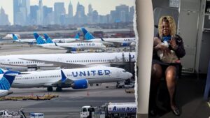 United flight attendant makes quick save, catching baby that was about to fall from ‘exhausted’ mom’s lap