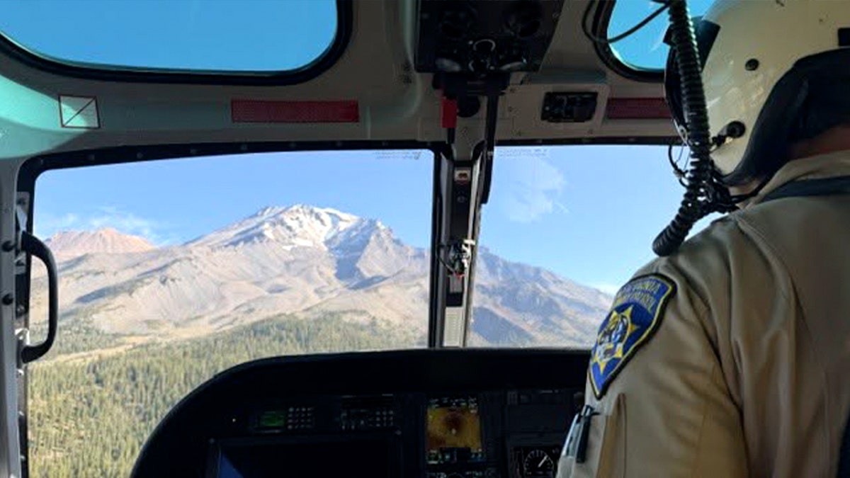 air crews deploy near Mount Shasta