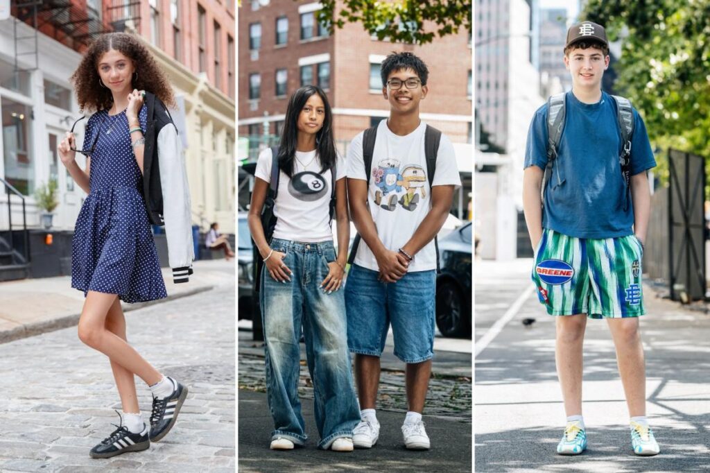 Exclusive | NYC kids ditch designer clothes for second-hand fashion and ‘it’ $60 sneakers — as affordability crisis hits back to school