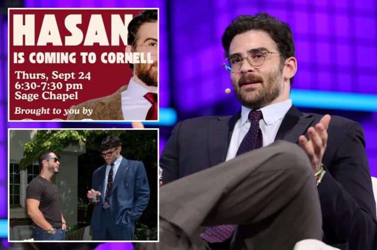Lefty Hasan Piker to speak at Cornell — as experts warn Ivy school becoming ‘hotbed of antisemitism’
