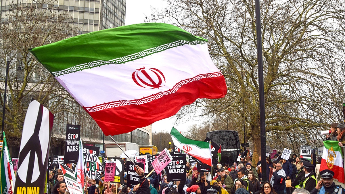 Pro Iran regime rally in London