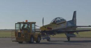 Snowbirds base gets a glimpse at aircraft expected to replace Tutor jets